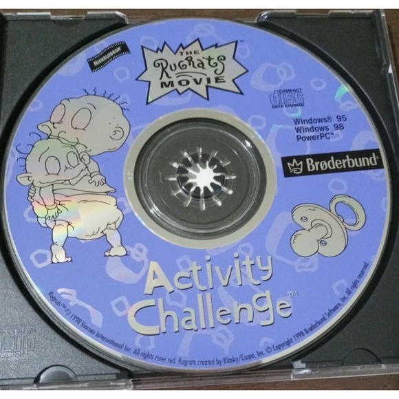 The Rugrats Movie Activity Challenge - PC CD-ROM Computer Windows Game 1998 D11 - Picture 3 of 3